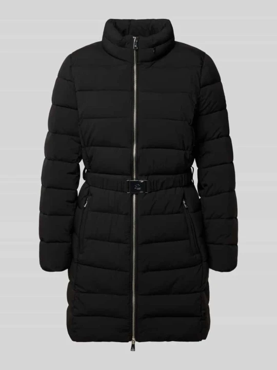 Zdjęcie produktu Taliowany płaszcz pikowany z kapturem Lauren Ralph Lauren Czarny