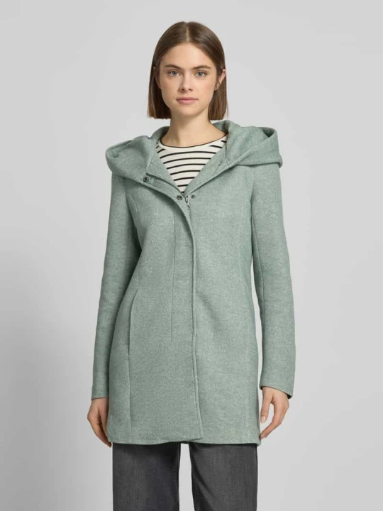Zdjęcie produktu Taliowany płaszcz z kapturem model „SEDONA” Only Trzcinowy