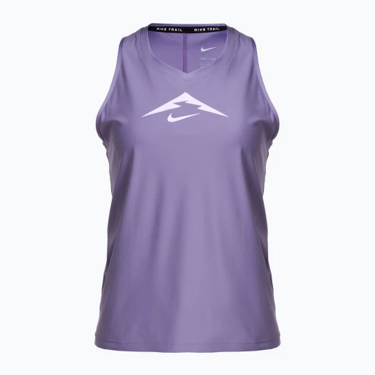 Zdjęcie produktu Koszulka do biegania damska Nike Trail Dri-Fit Graphic daybreak / lilac bloom Fioletowy