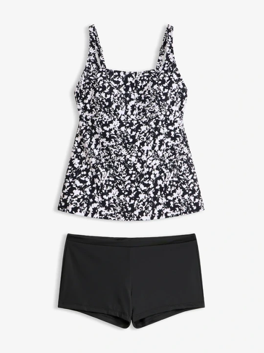 Zdjęcie produktu Tankini (komplet 2-cz.) BonPrix czarny