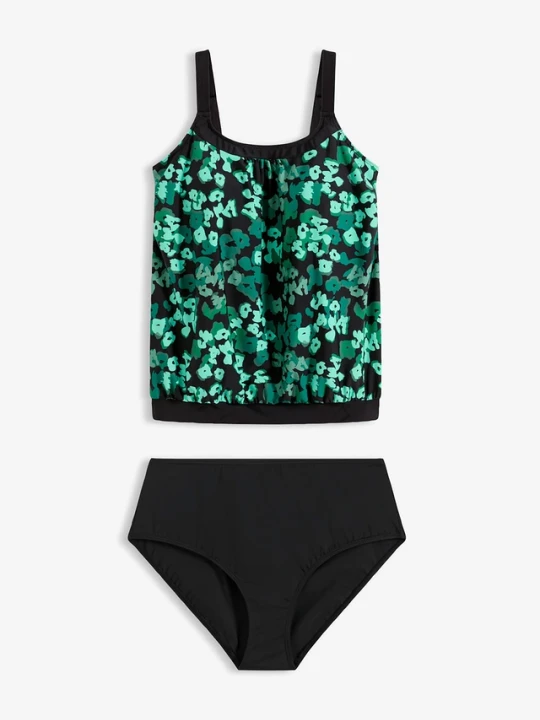 Zdjęcie produktu Tankini oversize (2 części) BonPrix czarny