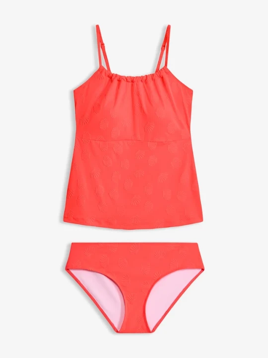 Zdjęcie produktu Tankini z tkaniny strukturalnej (2 części) BonPrix różowy