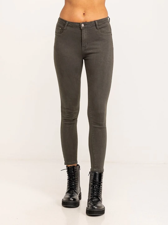 Zdjęcie produktu Tantra Dżinsy - Skinny fit - w kolorze antracytowym rozmiar: M