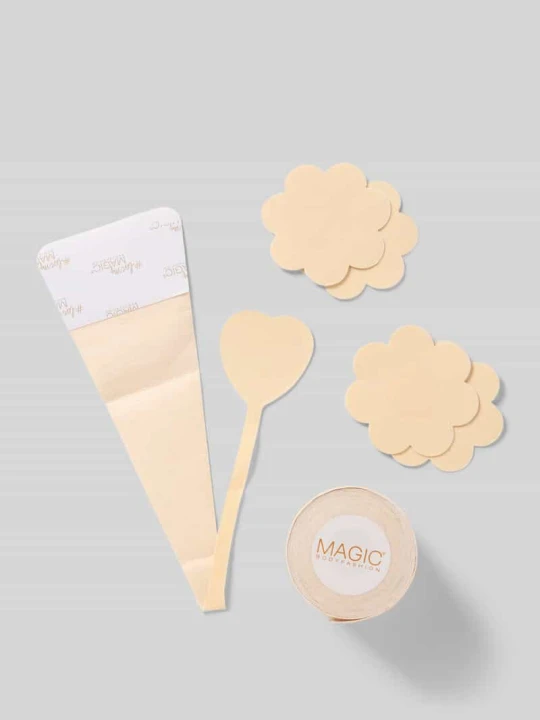 Zdjęcie produktu Taśma na biust w zestawie festiwalowym Magic Bodyfashion Beżowy