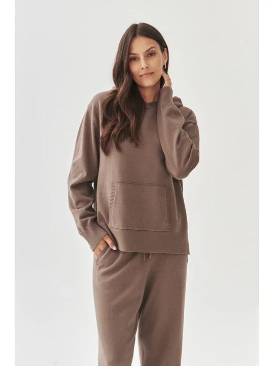 Zdjęcie produktu TATUUM Bluza "Phlo" w kolorze jasnobrązowym rozmiar: S