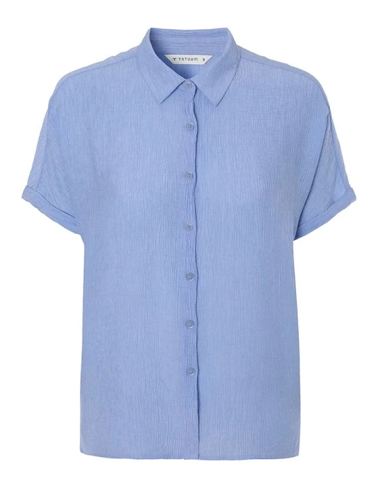 Zdjęcie produktu TATUUM Bluzka "Zaria" w kolorze błękitnym rozmiar: 38