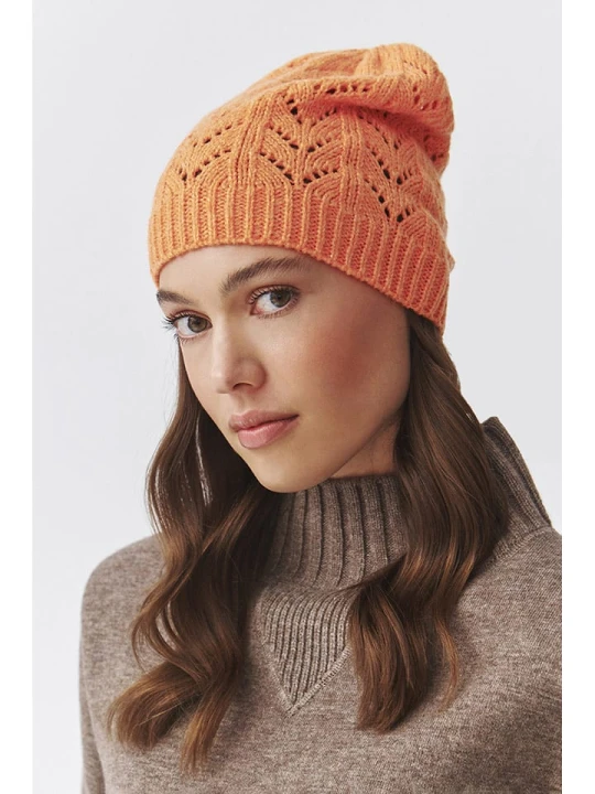 Zdjęcie produktu TATUUM Czapka beanie w kolorze pomarańczowym rozmiar: onesize