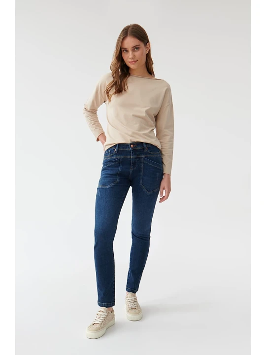 Zdjęcie produktu TATUUM Dżinsy - Slim fit - w kolorze granatowym rozmiar: 34
