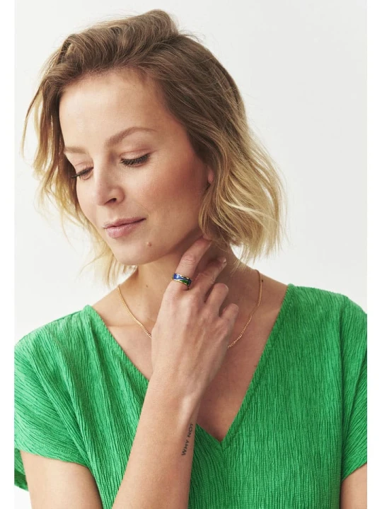 Zdjęcie produktu TATUUM Pozłacany pierścionek rozmiar: onesize
