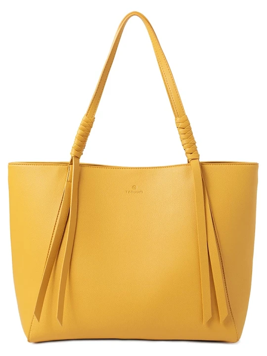 Zdjęcie produktu TATUUM Shopper bag w kolorze żółtym - 52 x 32 cm rozmiar: onesize