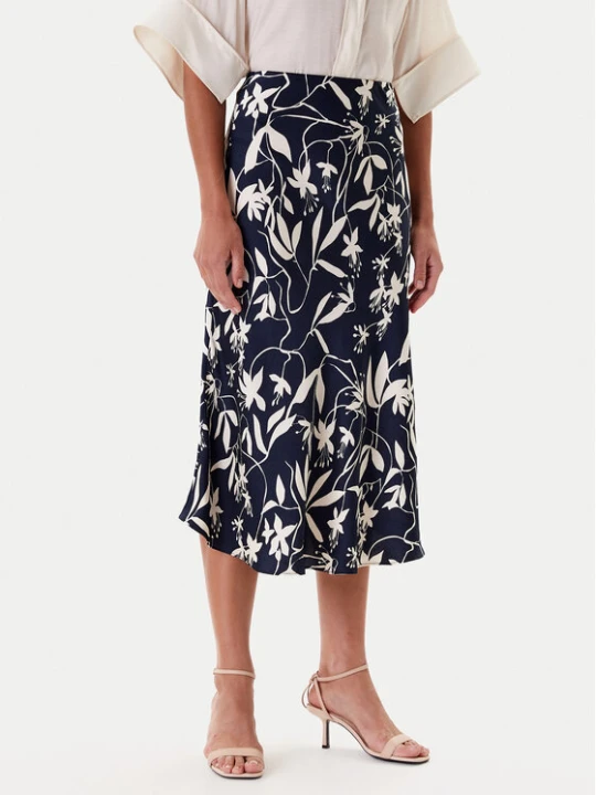Zdjęcie produktu Tatuum Spódnica midi Satini 2 T2508.177 Granatowy Regular Fit