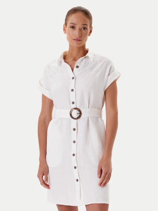 Zdjęcie produktu Tatuum Sukienka koszulowa Salima T2509.207 Biały Regular Fit