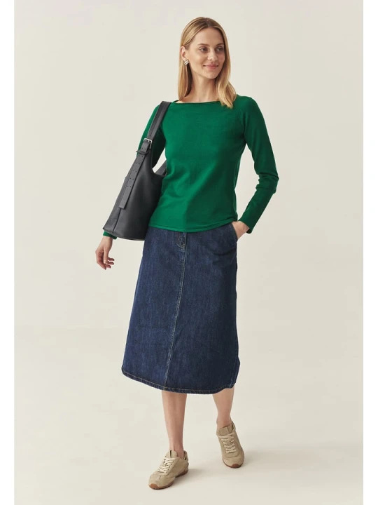 Zdjęcie produktu TATUUM Sweter "Brooke" w kolorze zielonym rozmiar: S