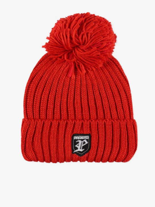 Zdjęcie produktu Team czapka zimowa czerwona PROSTO.