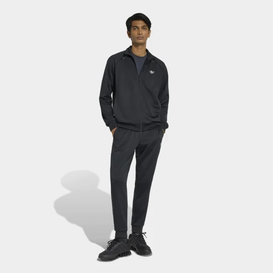 Zdjęcie produktu Tech Trefoil Essentials Track Suit adidas Originals czarny