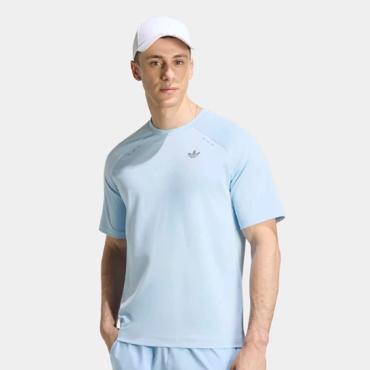 Zdjęcie produktu Tech Trefoil Essentials Polyester Tee adidas Originals niebieski