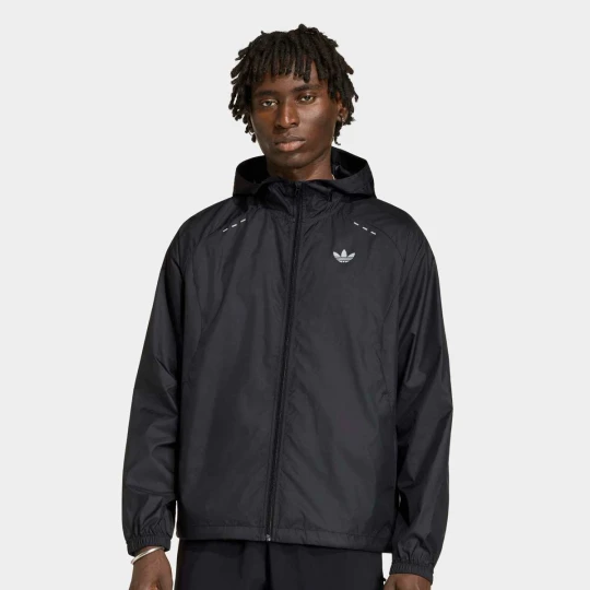 Zdjęcie produktu Tech Trefoil Essentials Windbreaker adidas Originals czarny
