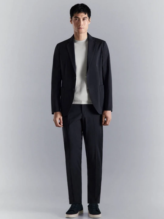 Zdjęcie produktu Techniczna marynarka slim fit granatowy - Mężczyzna - - MANGO MAN