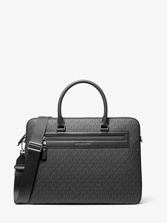 Zdjęcie produktu Teczka Jet Set z charakterystycznym logo Michael Kors CZARNY (Czarny)