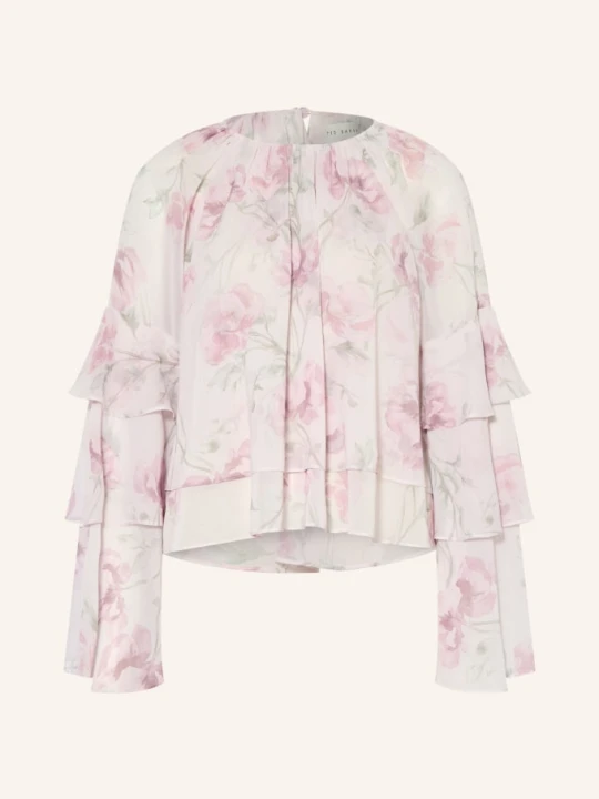 Zdjęcie produktu Ted Baker Bluzka Rizaa Z Falbanami rosa różowy