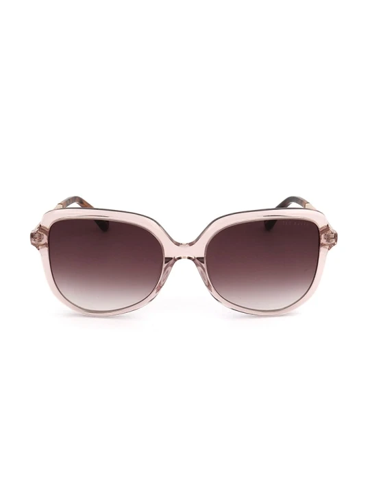 Zdjęcie produktu Ted Baker Damskie okulary przeciwsłoneczne w kolorze beżowo-brązowym rozmiar: 54