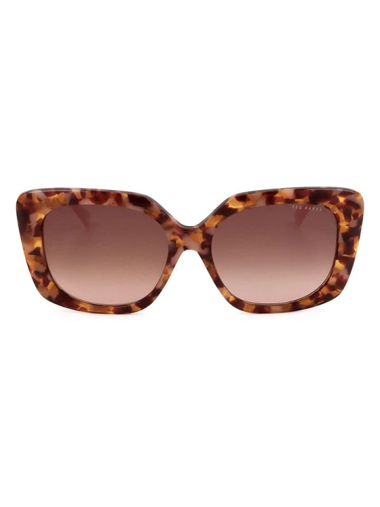 Zdjęcie produktu Ted Baker Damskie okulary przeciwsłoneczne w kolorze brązowym rozmiar: 54