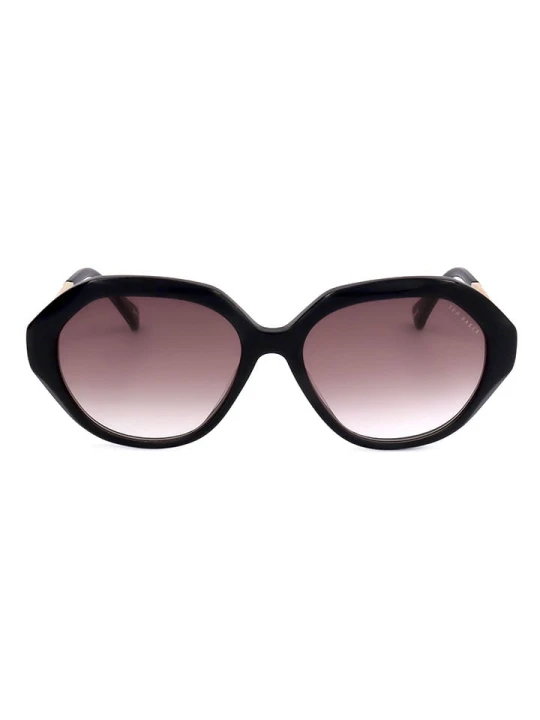 Zdjęcie produktu Ted Baker Damskie okulary przeciwsłoneczne w kolorze czarno-jasnoróżowym rozmiar: 54