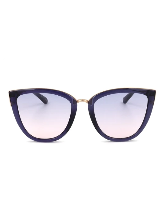 Zdjęcie produktu Ted Baker Damskie okulary przeciwsłoneczne w kolorze granatowo-błękitnym rozmiar: 52