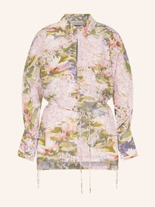 Zdjęcie produktu Ted Baker Koszulka Z Dekoltem W Serek Wiinni pink