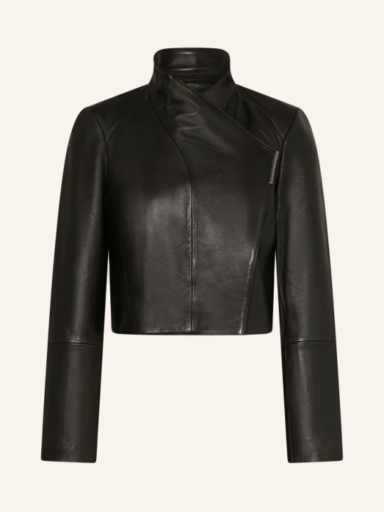 Zdjęcie produktu Ted Baker Kurtka Skórzana Riyoze schwarz CZARNY