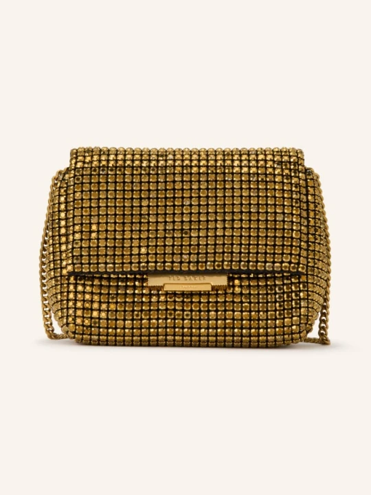 Zdjęcie produktu Ted Baker Mikro Torebka Gliters Z Kamieniami Ozdobnymi gold