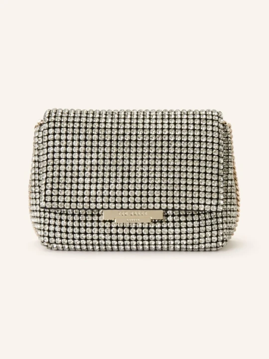 Zdjęcie produktu Ted Baker Mikro Torebka Gliters Z Kamieniami Ozdobnymi silber SREBRNY