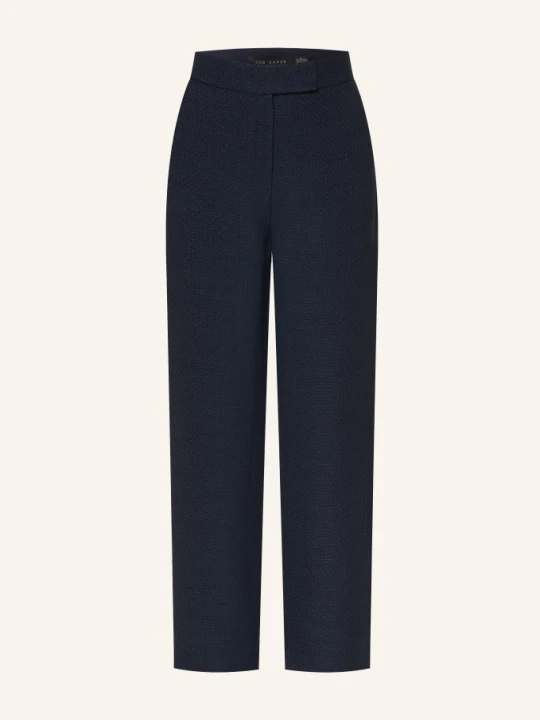 Zdjęcie produktu Ted Baker Spodnie Marlene Floxat Z Bouclé Z Błyszczącą Przędzą blau GRANATOWY