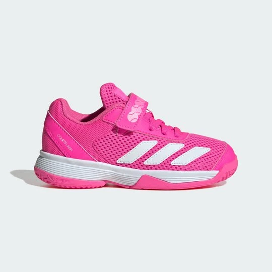 Zdjęcie produktu Tenisowe buty z paskami na rzepy dla dzieci Courtflash Adidas różowy