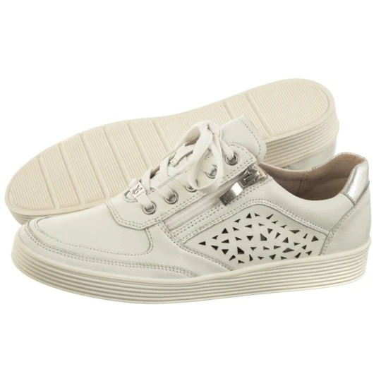 Zdjęcie produktu Tenisówki Białe 9-23552-42 197 White Comb (CP394-a) Caprice