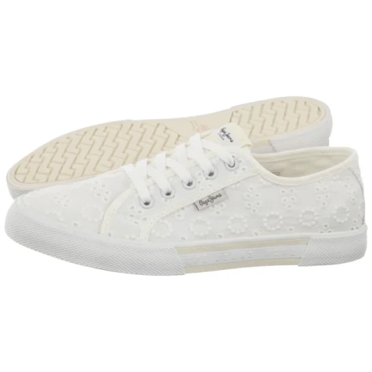 Zdjęcie produktu Tenisówki Brady Cute W Off White PLS300018 803 (PE98-a) Pepe Jeans