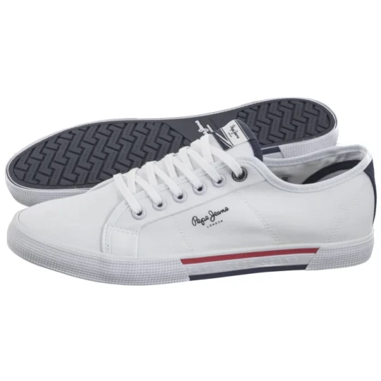 Zdjęcie produktu Tenisówki Brady Men Basic White PMS30816 800 (PE4-a) Pepe Jeans