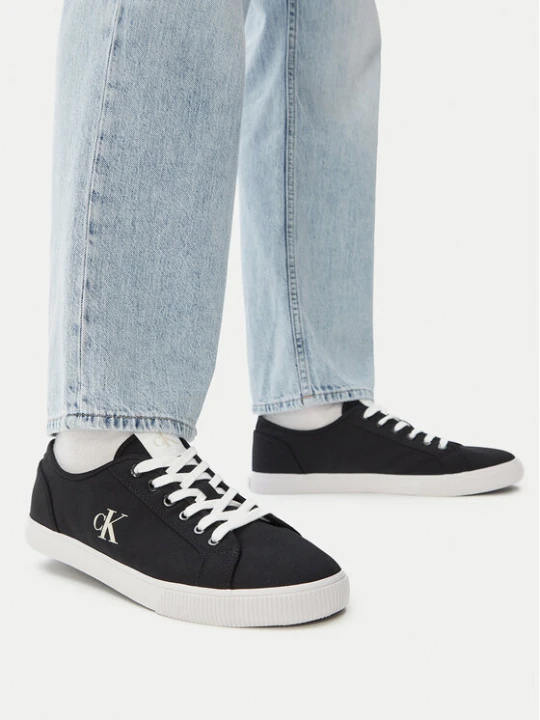 Zdjęcie produktu Tenisówki Calvin Klein Jeans Ess Vulc Low Mg Canvas YM0YM01209 Czarny