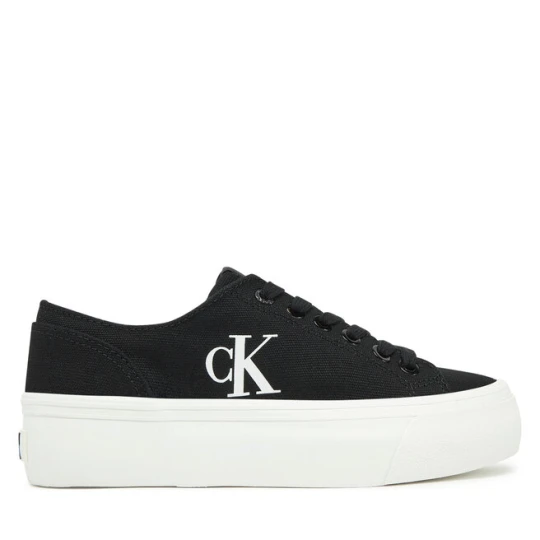Zdjęcie produktu Tenisówki Calvin Klein Jeans Vulc Flatform Low Cv Mg YW0YW01763 Czarny