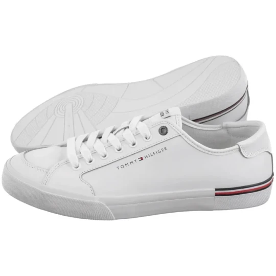 Zdjęcie produktu Tenisówki Core Corporate Vulc Leather White FM0FM05399 YBS (TH1255-a) Tommy Hilfiger