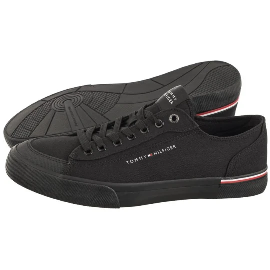 Zdjęcie produktu Tenisówki Corporate Vulc Canvas Black FM0FM04954 BDS (TH1028-a) Tommy Hilfiger