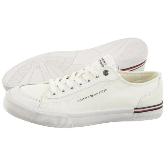 Zdjęcie produktu Tenisówki Corporate Vulc Canvas White FM0FM04954 YBS (TH1028-b) Tommy Hilfiger