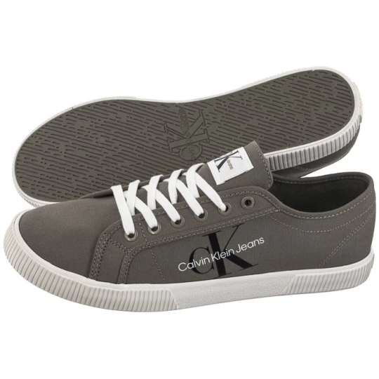 Zdjęcie produktu Tenisówki Ess Vulcanized Low Laceup CS ML Dusty Olive / Bright White YM0YM00306 0IH (CK497-b) Calvin Klein