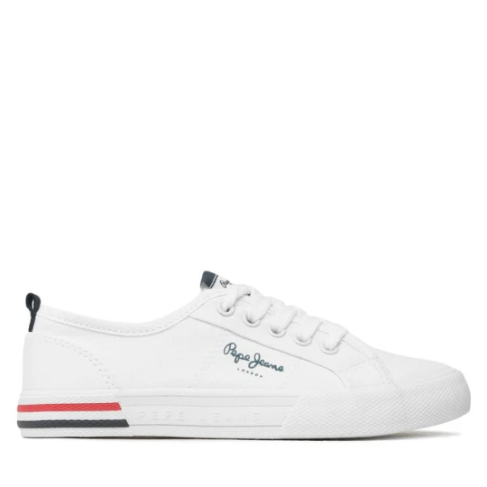 Zdjęcie produktu Tenisówki Pepe Jeans Brady Basic Boy PBS30549 Biały