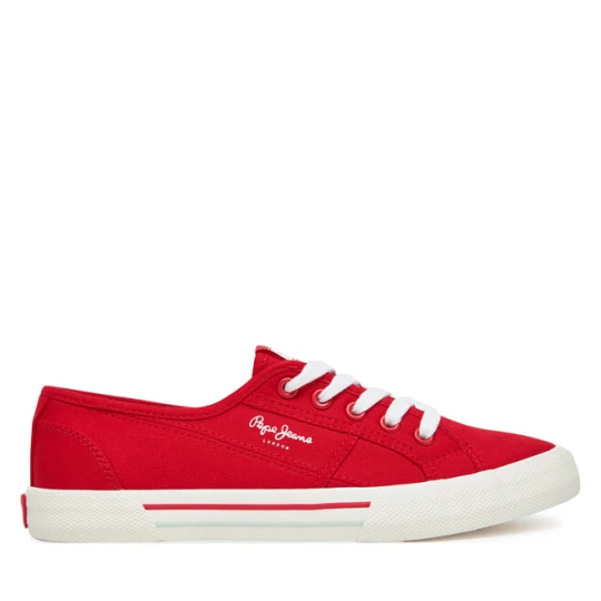 Zdjęcie produktu Tenisówki Pepe Jeans Brady Basic W PLS31287 Czerwony