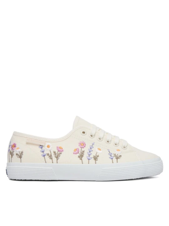 Zdjęcie produktu Tenisówki Superga 3750 Flower Embroidery Leggera S8161ZW Biały
