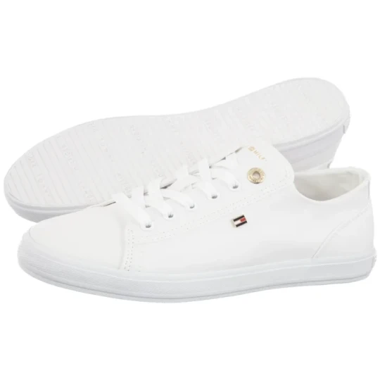 Zdjęcie produktu Tenisówki Th Foxing Sneaker Canvas White FW0FW09170 YBS (TH1477-a) Tommy Hilfiger