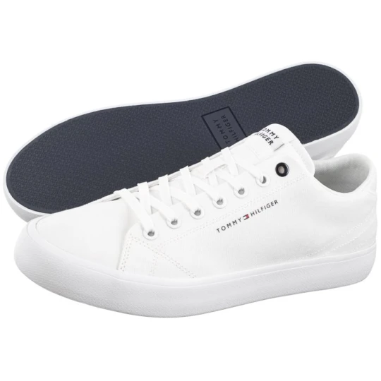 Zdjęcie produktu Tenisówki TH Hi Vulc Low Canvas White FM0FM04882 YBS (TH1079-a) Tommy Hilfiger