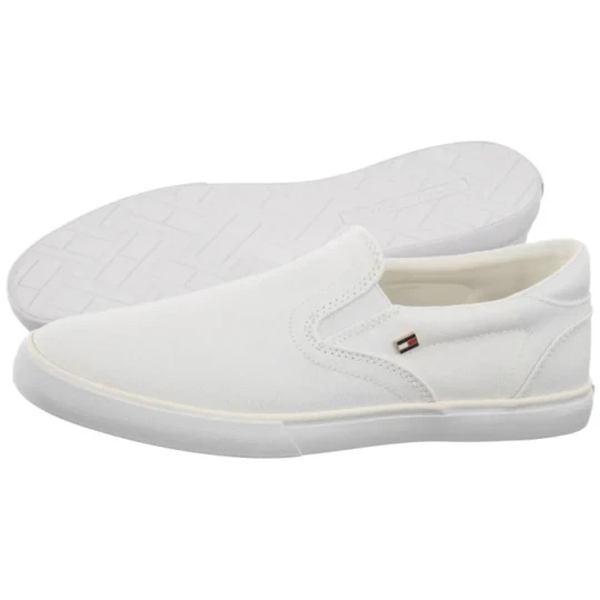 Zdjęcie produktu Tenisówki TH Low Profile Slip On White FW0FW09103 YBS (TH1488-a) Tommy Hilfiger