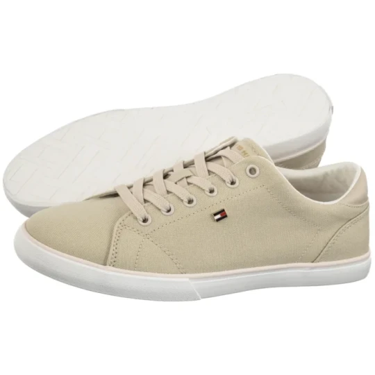 Zdjęcie produktu Tenisówki Th low Profile Vulc Canvas Classic Beige FW0FW09102 ACI (TH1479-b) Tommy Hilfiger